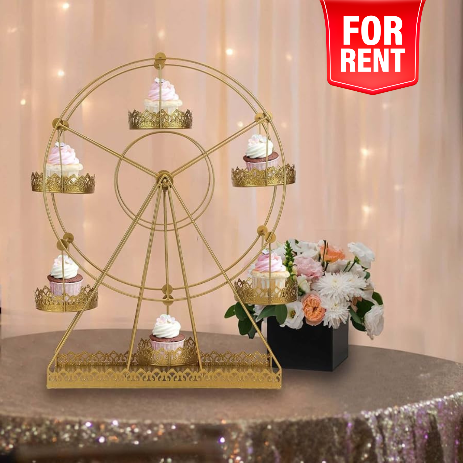 wheel Cupcake stand (Price 199/-)