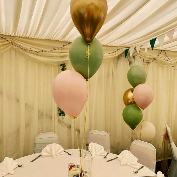 Helium Balloon Clusters Decoration