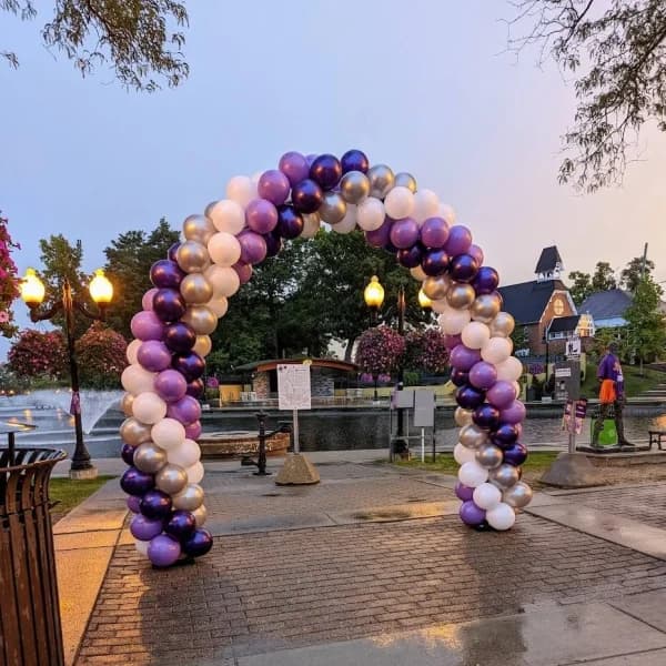 Spiral Balloon Arch Decoration